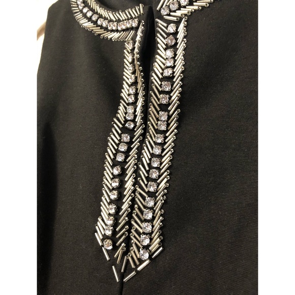 Black embellished party dress - Picture 2 of 3